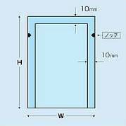 マット調三方袋　0.065×170×270　1,000枚